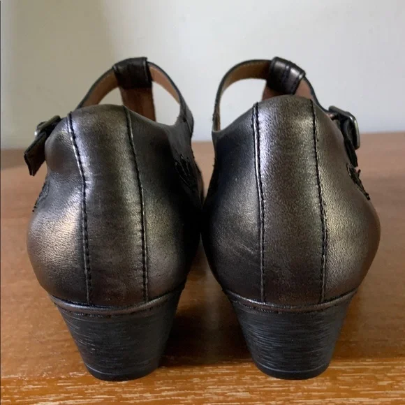 NWOT Cobb Hill Angelina Metallic T-strap Maryjanes 9.5 - Picture 10 of 11